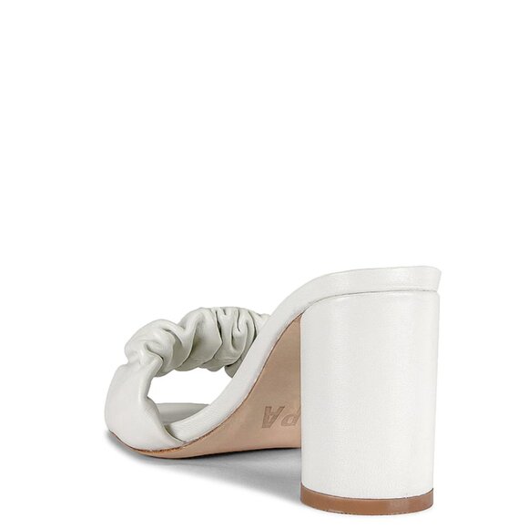 LPA Robyn Heeled Sandals in White Slide Heels - Picture 3 of 10